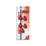 Aimant 20 mm Coccinelle 5 pcs