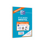 Fiche Bristol 2.0 Perforée 30 fiches Couleurs A5