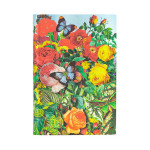 Carnet souple ligné Jardin aux papillons 9,5 x 14 cm 80 g/m² 208 p